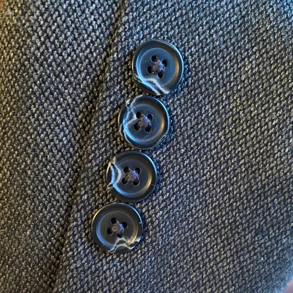 Mazzoni Men’s 46R Gray Herringbone Sport Coat Blazer NWT Jacket 46 Regular
